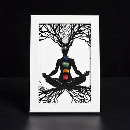 Balanced Seven Chakra Crystal Display