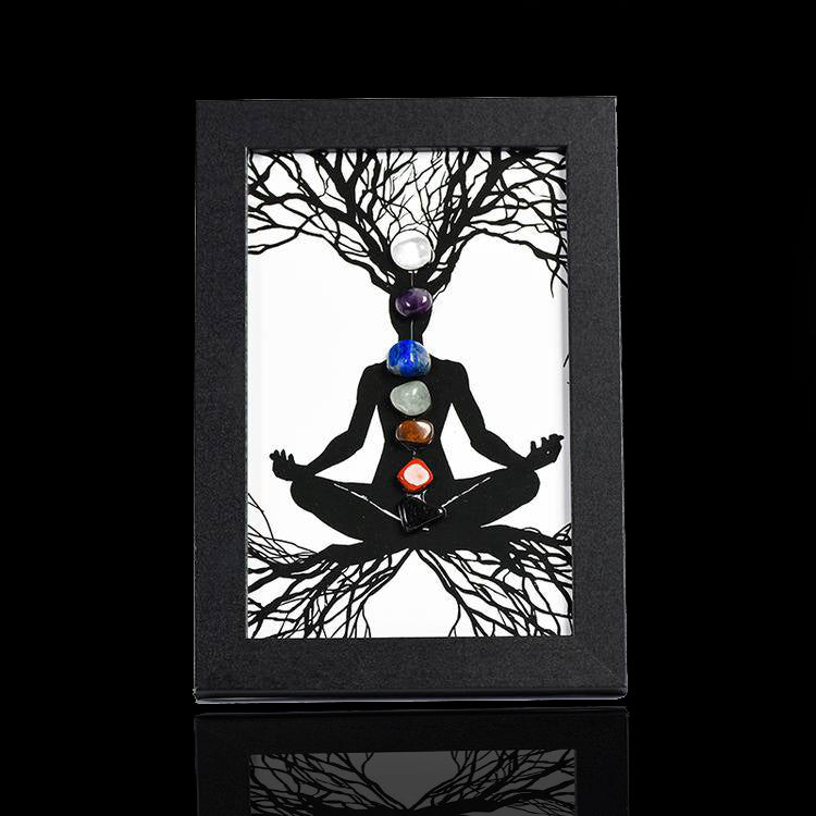 Balanced Seven Chakra Crystal Display