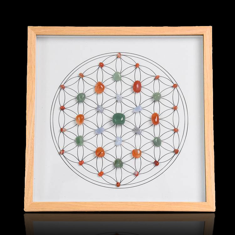 Crystal Grid Art Frame – Square Design
