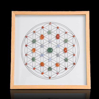 Crystal Grid Art Frame – Square Design