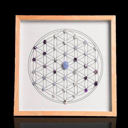Crystal Grid Art Frame – Square Design