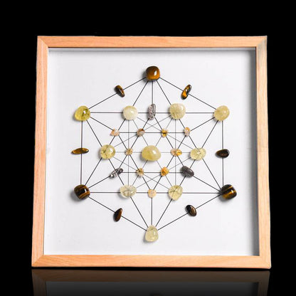 Crystal Grid Art Frame – Square Design