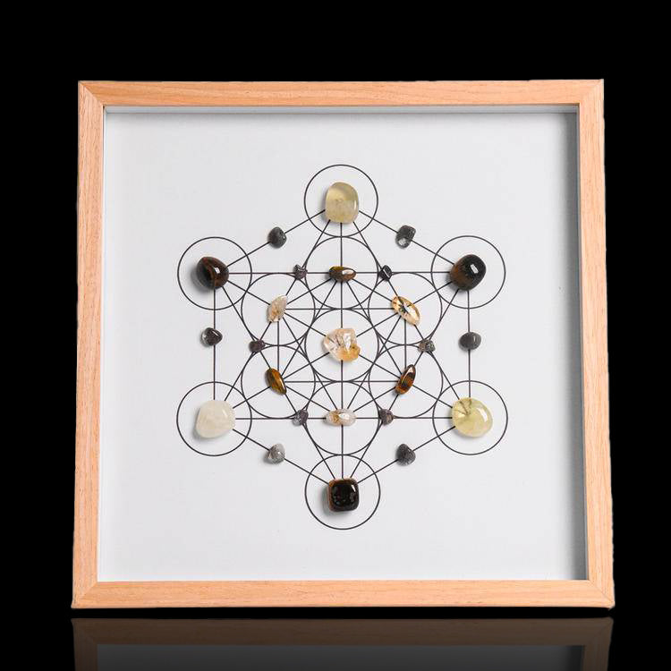 Crystal Grid Art Frame – Square Design