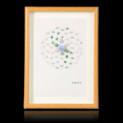 Energy Crystal Grid Frame – Desktop Display
