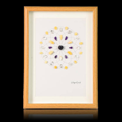 Energy Crystal Grid Frame – Desktop Display