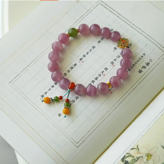 Natural Madagascar Rose Quartz Bracelet – Love & Prosperity Gift
