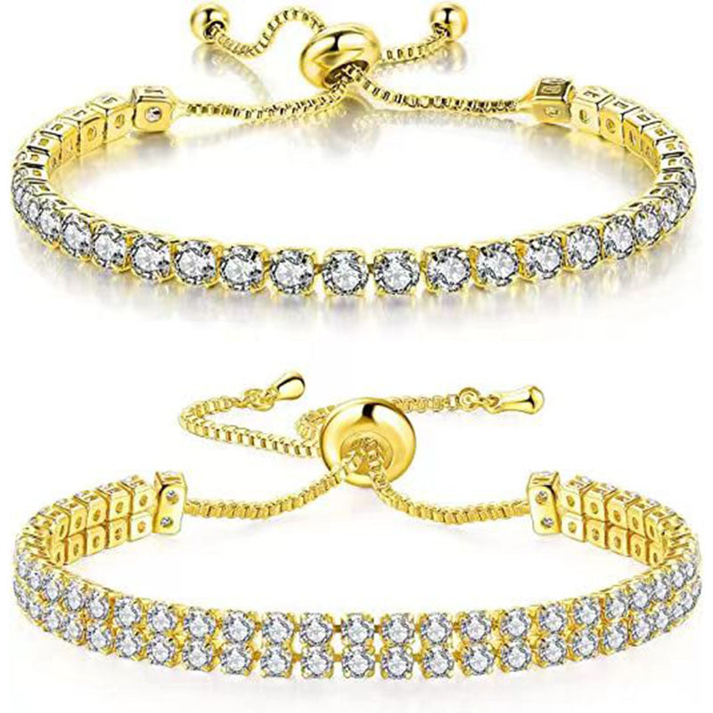 Minimal Zircon Bracelet for Women – High-End Feel