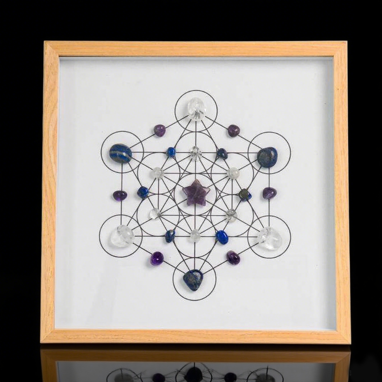 Crystal Grid Art Frame – Square Design