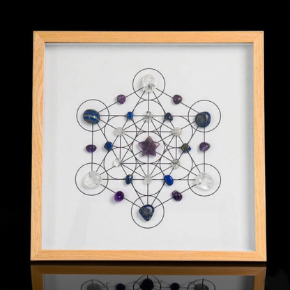 Crystal Grid Art Frame – Square Design
