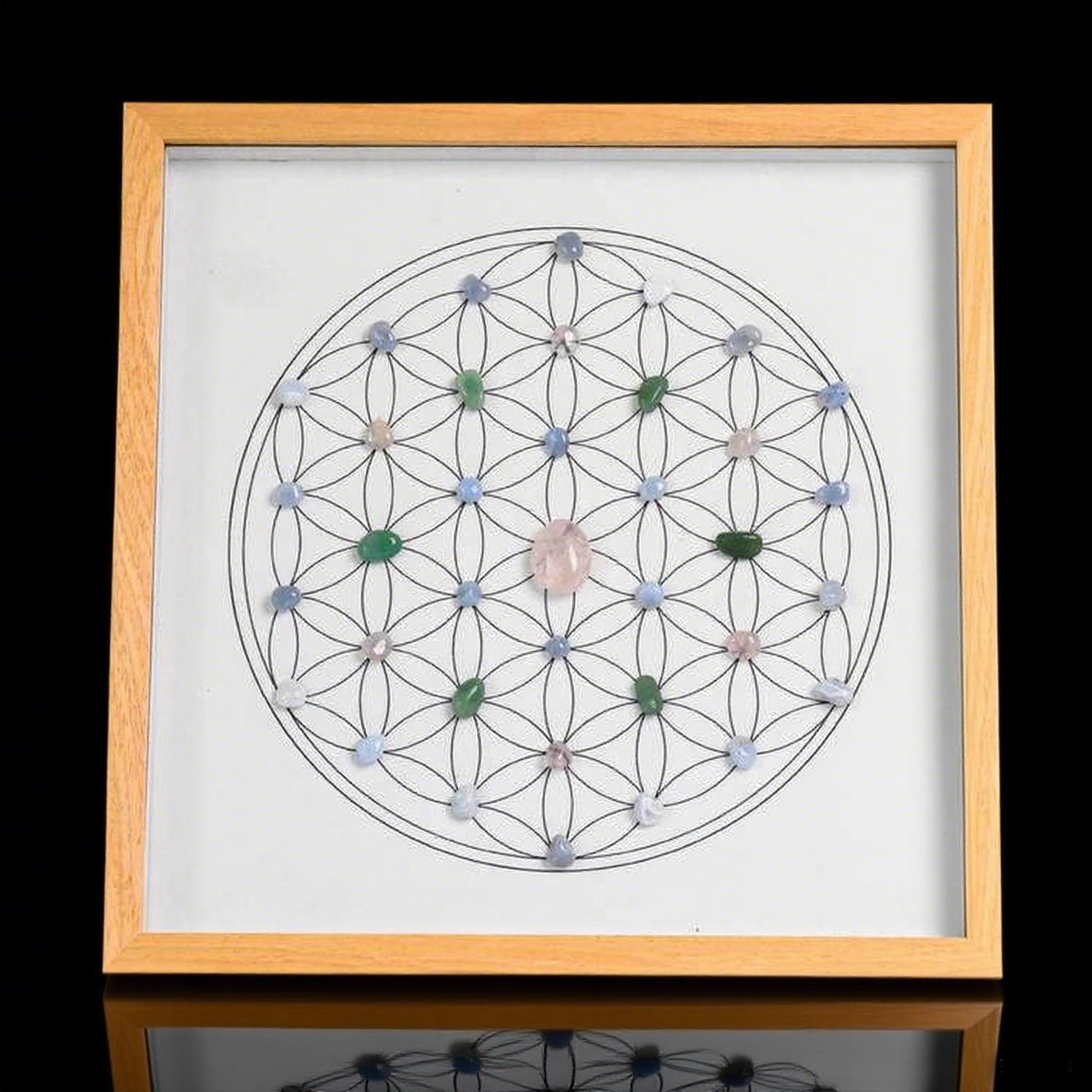 Crystal Grid Art Frame – Square Design