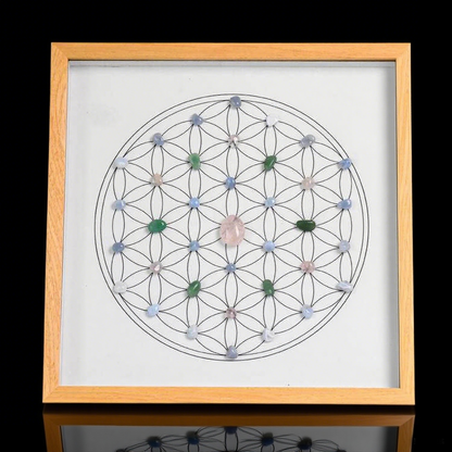Crystal Grid Art Frame – Square Design