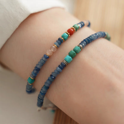 Original Chinese-Style Green Strawberry Crystal Bracelet – Serenity & Fortune