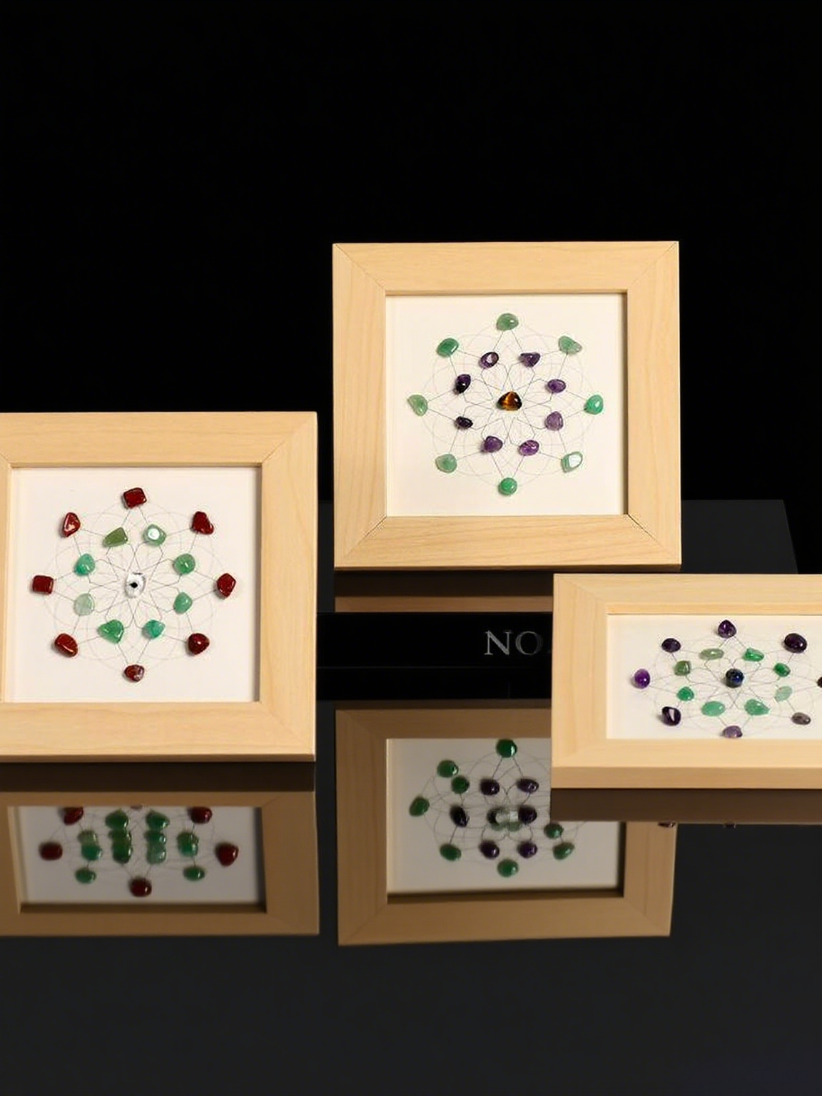 Life Flower Crystal Artwork Frame