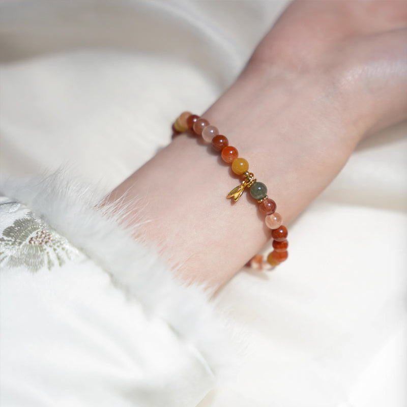 Original Chinese-Style Fortune Rabbit Hair Crystal Bracelet – Yunshang