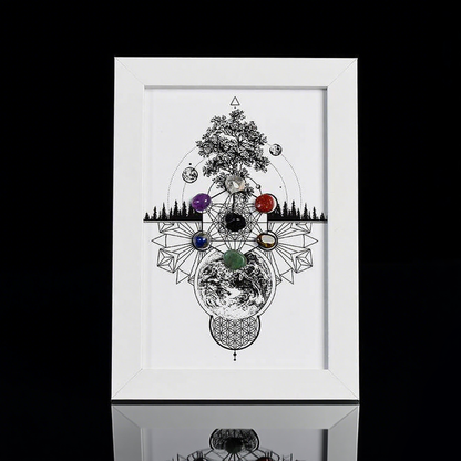 Metatron Crystal Tree of Life Frame
