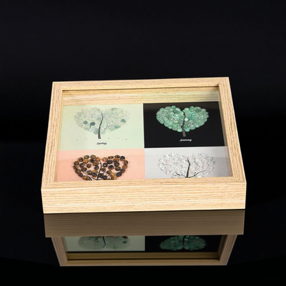 Seasons of Life Crystal Trees