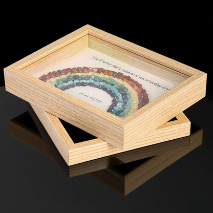 Rainbow Crystal Artwork Frame – Natural Stones