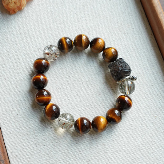 Futu – Natural Tiger’s Eye Wealth Bracelet