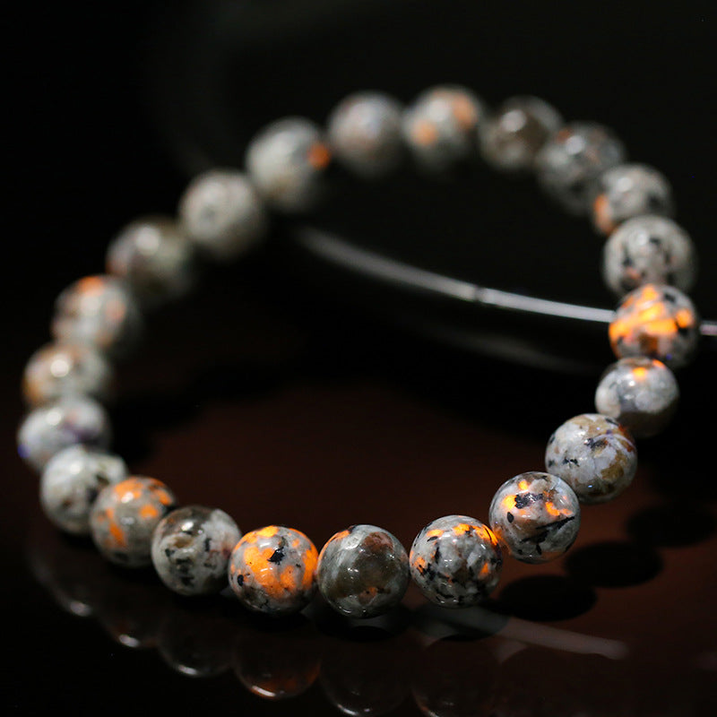 Natural Flame Stone Bracelet – Bold Style