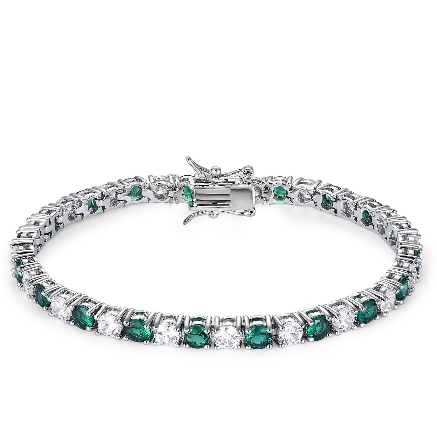 Colorful Zircon Tennis Chain Bracelet for Women