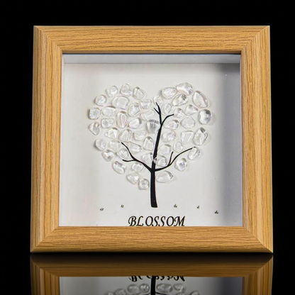 Loving Crystal Wall Art – Heart-Shaped Spiritual & Meditation Decor