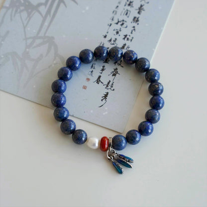 Vintage Lapis Lazuli Bracelet – Wisdom, Clarity & Fortune