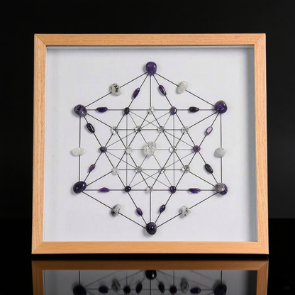 Crystal Grid Art Frame – Square Design