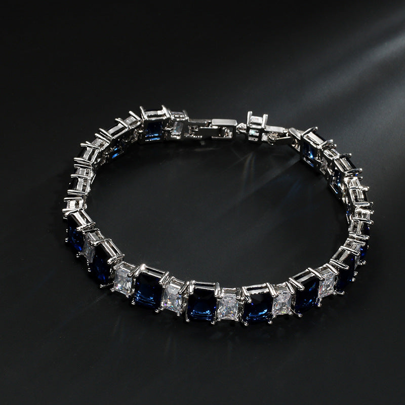 AAA Zircon Geometric Bracelet – Minimal Luxury