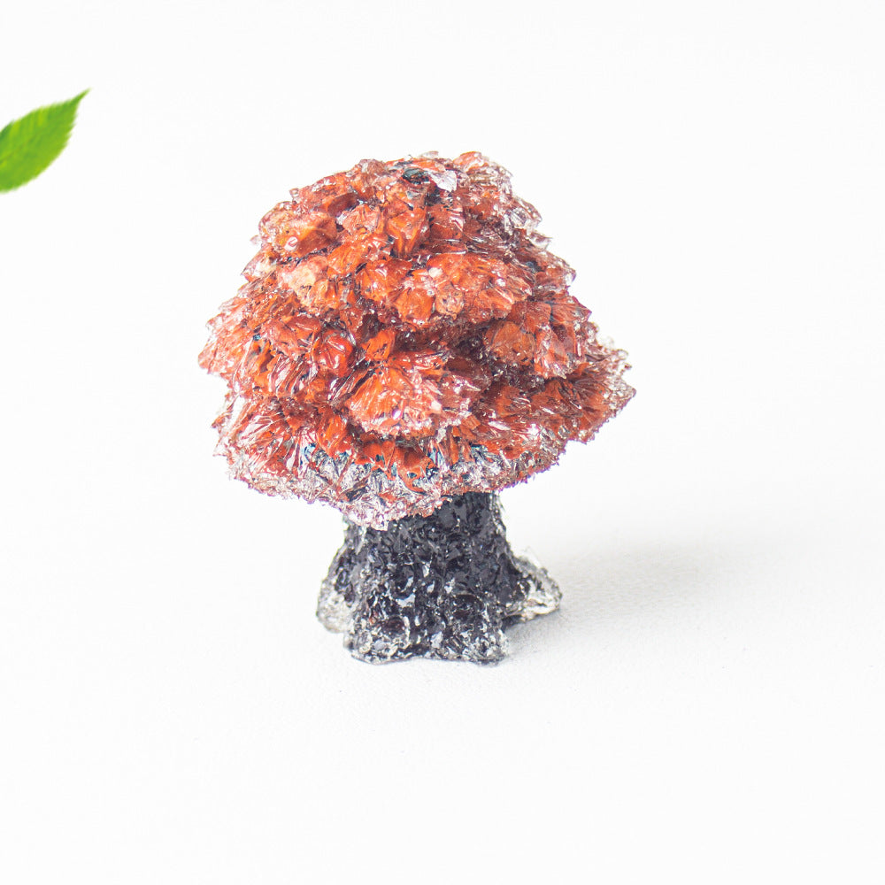 Creative Natural Crystal Stone Resin Small Tree Crystal Tree Money Tree Home Decoration Office Desktop Ornament