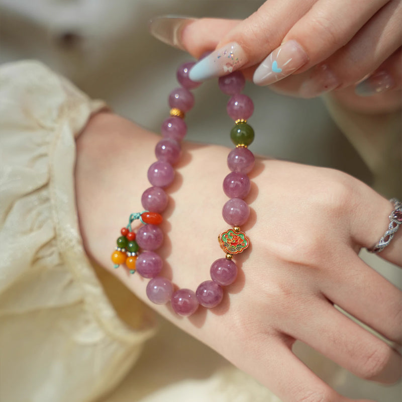 Natural Madagascar Rose Quartz Bracelet – Love & Prosperity Gift