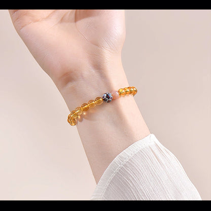 Handcrafted Crystal Lotus Bracelet – Attract Positive Energy & Emotional Balance