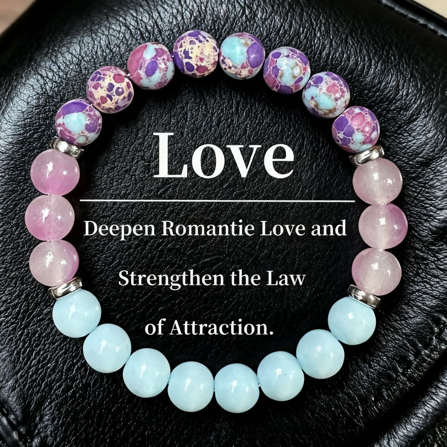 Natural Stone Beaded Bracelet – Tiger Eye & Amethyst