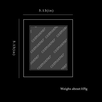 Zodiac Raw Crystal Decorative Frame