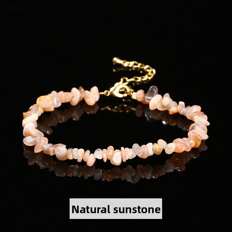Colorful Crushed Crystal Bracelet – Natural Stones