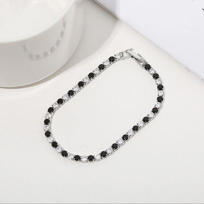 Sugar Cube Colorful Zircon Bracelet – Unisex