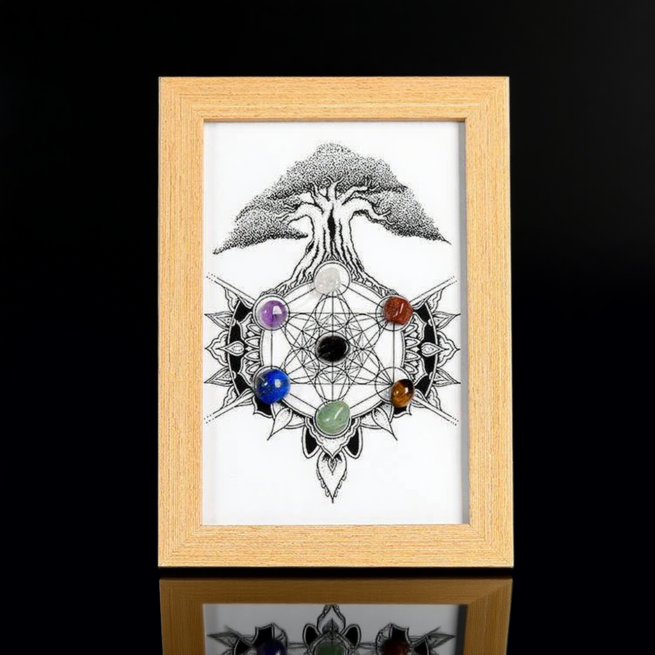 Metatron Crystal Tree of Life Frame