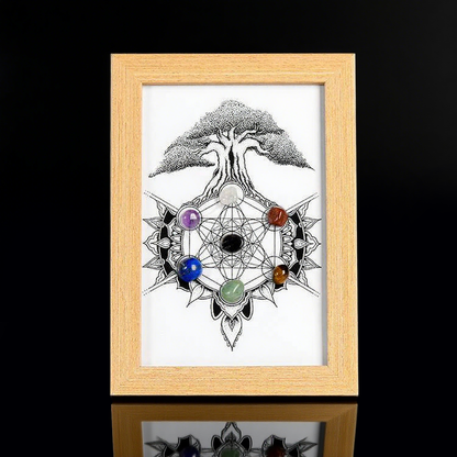 Metatron Crystal Tree of Life Frame