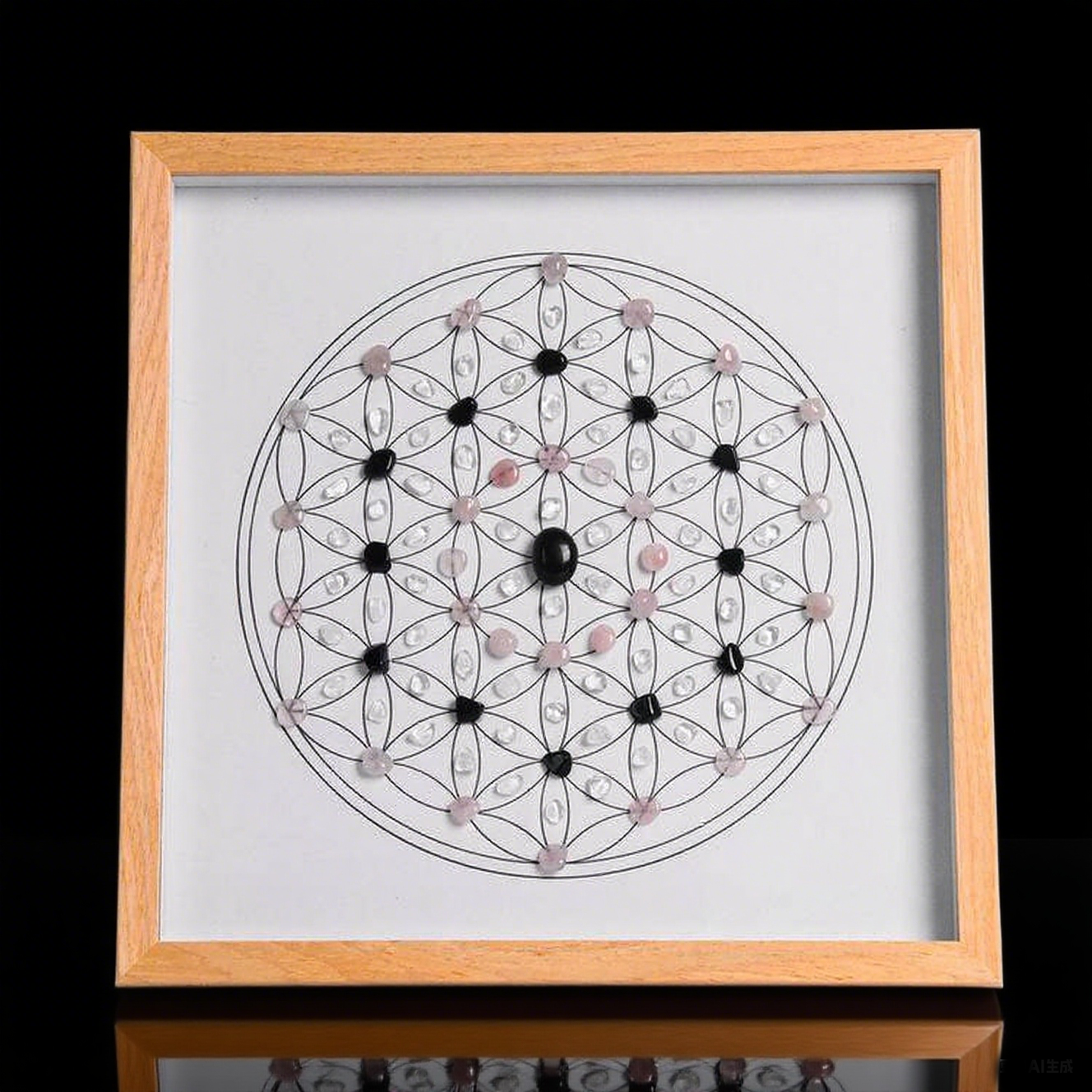 Crystal Grid Art Frame – Square Design