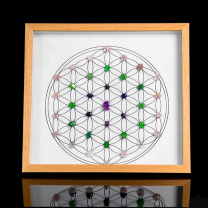 Crystal Grid Art Frame – Square Design