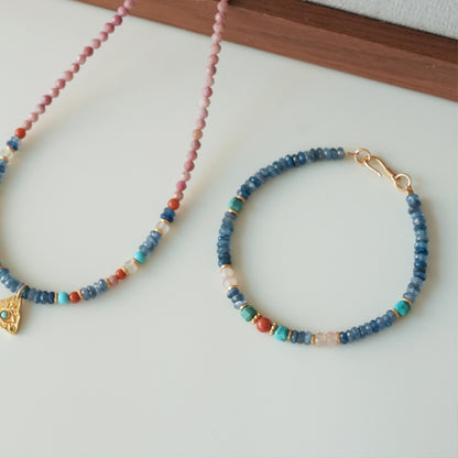 Original Chinese-Style Green Strawberry Crystal Bracelet – Serenity & Fortune