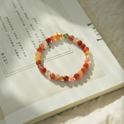 Original Chinese-Style Fortune Rabbit Hair Crystal Bracelet – Yunshang
