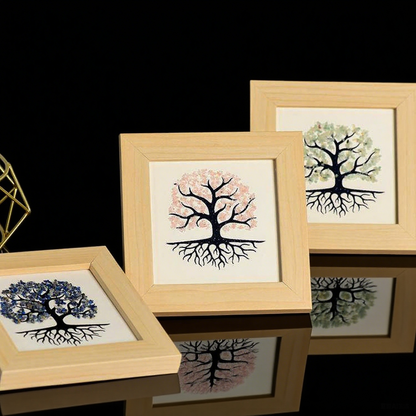 Energy Tree Crystal Art
