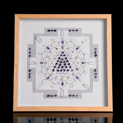 Crystal Grid Art Frame – Square Design