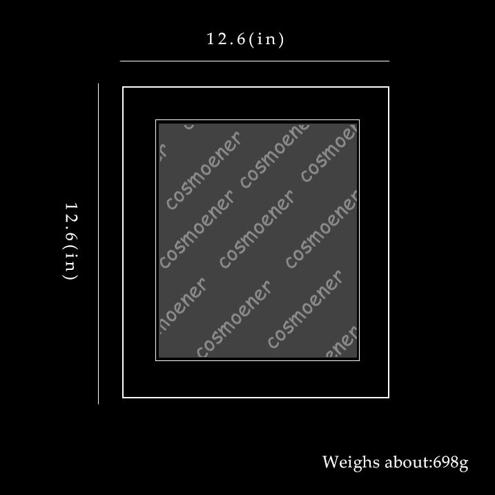 Crystal Grid Art Frame – Square Design