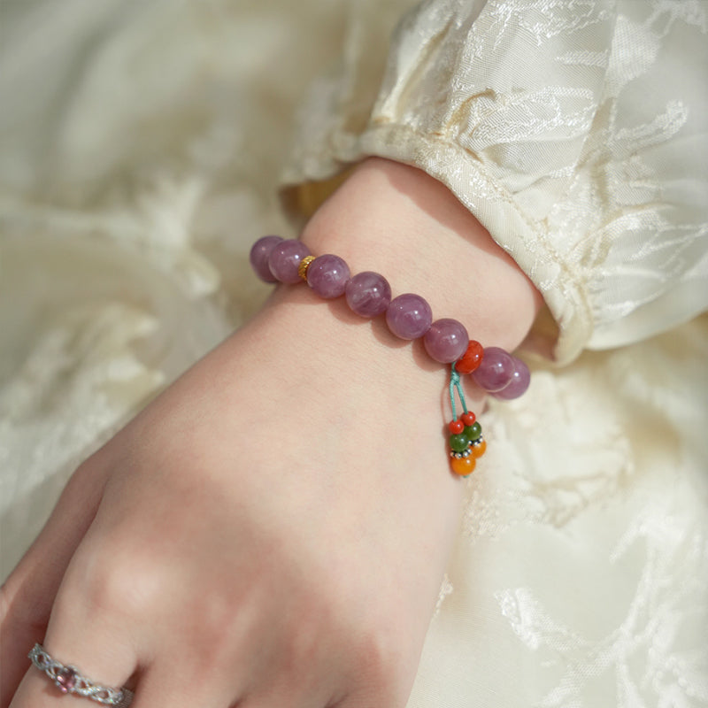 Natural Madagascar Rose Quartz Bracelet – Love & Prosperity Gift
