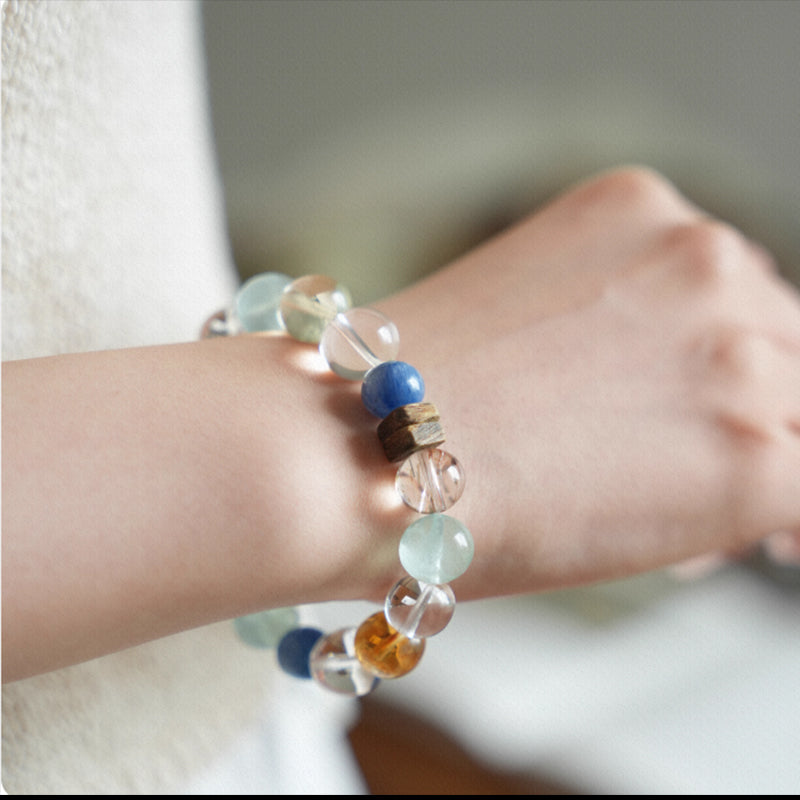 Original Island Design – Agarwood & Gemstone Energy Bracelet