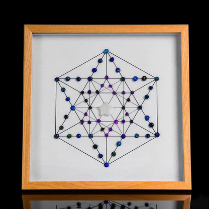 Crystal Grid Art Frame – Square Design