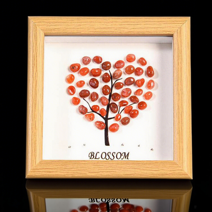 Loving Crystal Wall Art – Heart-Shaped Spiritual & Meditation Decor