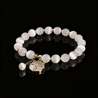 Cat’s Eye Crystal Bracelet – Feminine Charm & Positive Energy