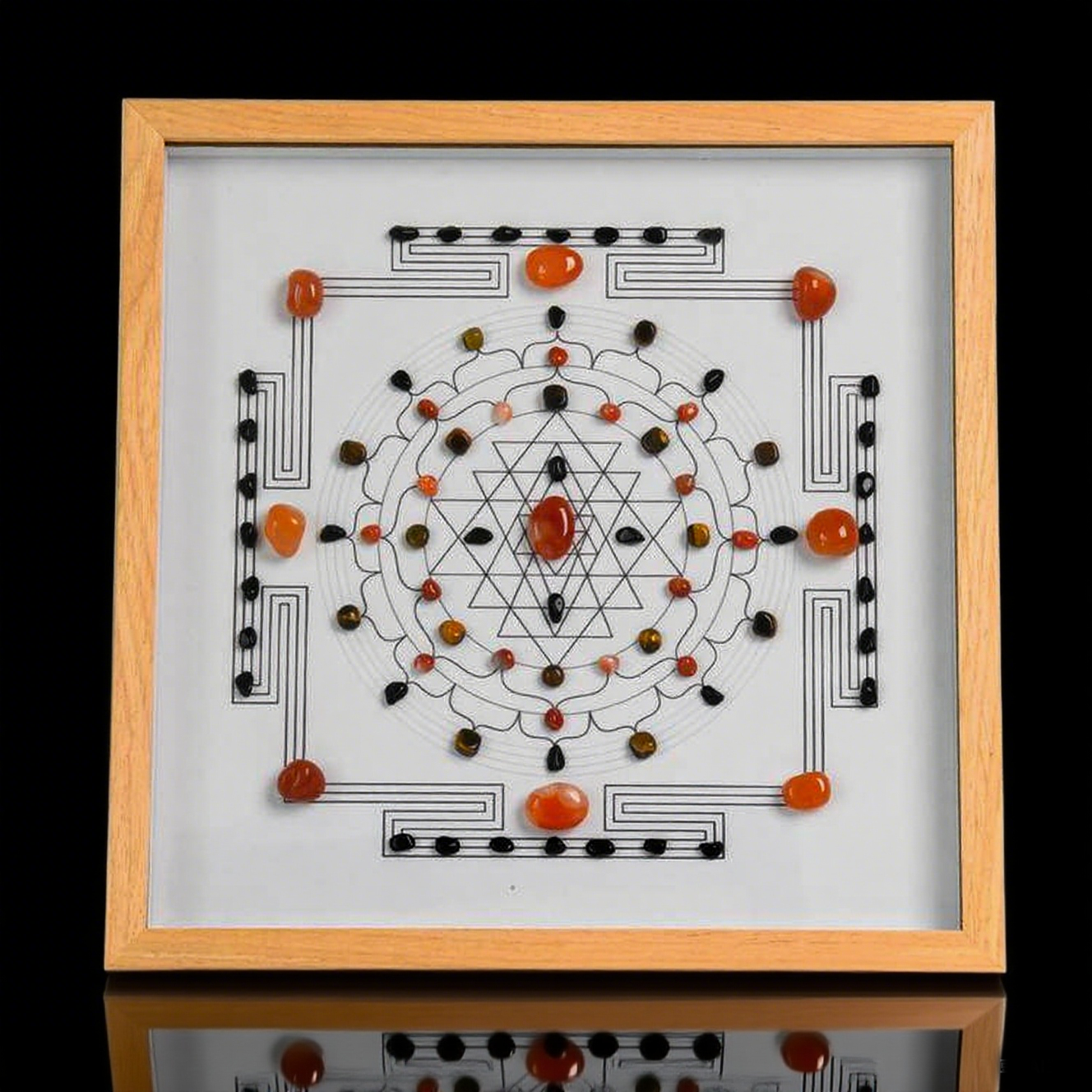 Crystal Grid Art Frame – Square Design